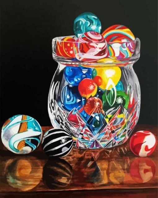 Candy Jar Paint By Number