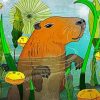 Capybara Animal Paint By Number