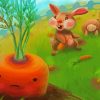 Carrot And Bunny paint by number