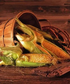 Corn Harvest Still Life paint by number