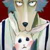 Cute Haru And Legosi From Beastars Paint By Number