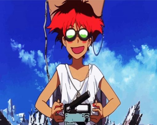 Edward From Cowboy Bebop Paint By Numbers