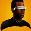 Geordi La Forge Star Trek Paint By Number