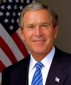 George Walker Bush Paint By Number