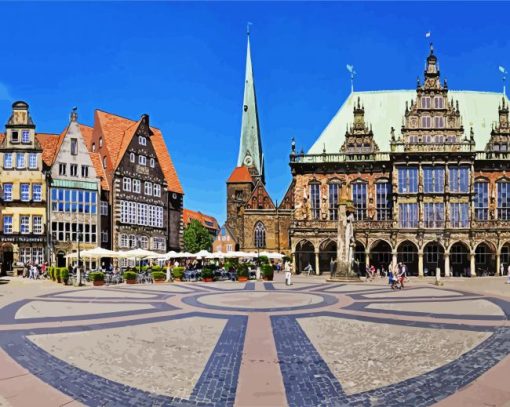 Germany Bremen Paint By Number