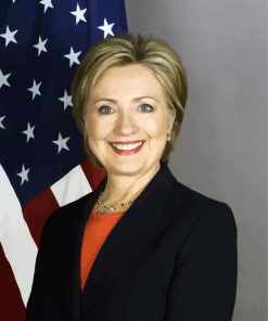 Hillary Clinton paint by number