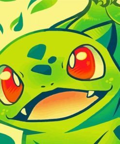 Illustration Bulbasaur Paint By Number