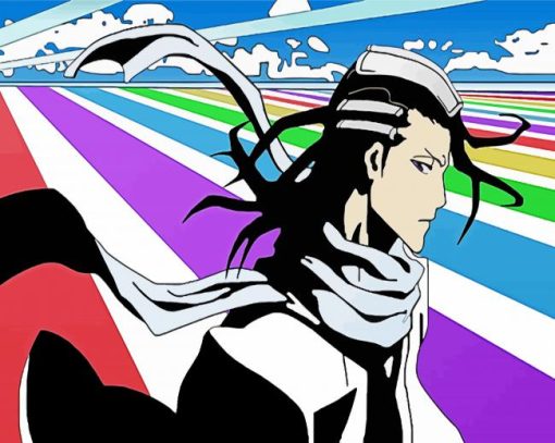 Illustration Byakuya Kuchiki Paint By Number