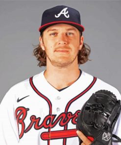 Jacob Webb Atlanta Braves Paint by Number