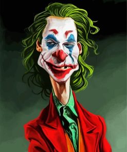 Joker Caricature Paint By Number