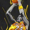 Kobe Bryant Basketball Paint By Number