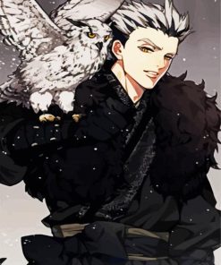 Kotaro Bokuto And Owl Paint By Number