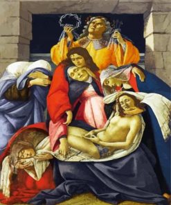 Lamentation Over the Dead Christ By Botticelli Paint By Number