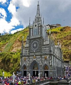 Las Lajas Sanctuary paint by number