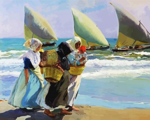 Las Tres Velas Sorolla Paint By Number