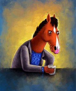 Lonely BoJack Horseman Paint By Number