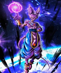 Lord Beerus Dragon Ball Paint By Number