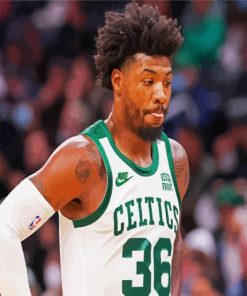 Marcus Smart Celtics paint by number