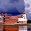 Mir Castle Complex Reflection In Belarus Paint By Number