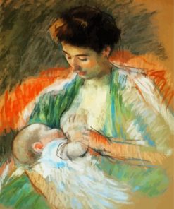 Mother Nursing Her Child Paint By Number