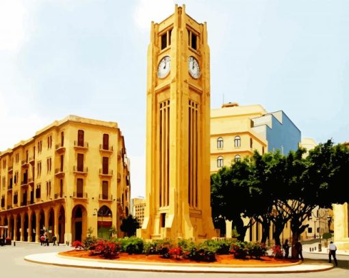 Place De L Etoile Beirut Paint By Number