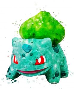 Pokémon Anime Bulbasaur Paint By Number