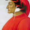 Portrait Of Dante Botticelli Paint by Number