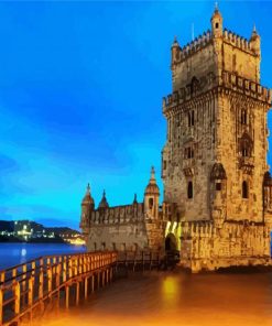 Portugal Belem Tower Paint By Number