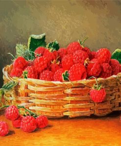 Raspberries Basket Paint By Number