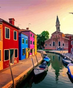 San Martino Burano Paint By Number