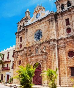 Santuario De San Pedro Claver Columbia paint by number