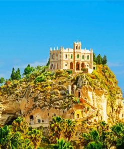 Santuario Di Santa Maria Dell Isola Di Tropea Calabria paint by number