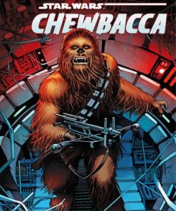 Star Wars Chewbacca paint by number