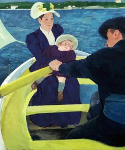 The Boating Party By Cassatt Paint By Number