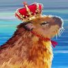 The Capybara Queen Paint By Number