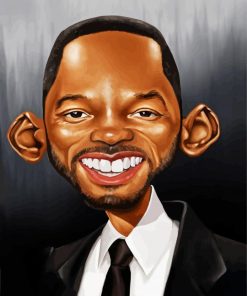 Will Smith Caricature Paint By Number