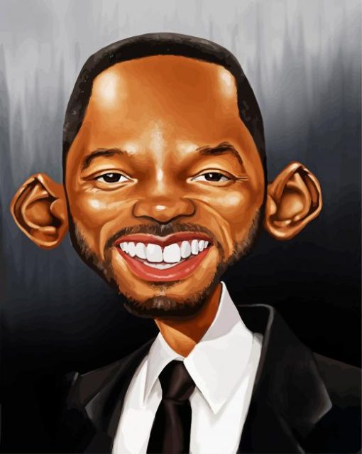 Will Smith Caricature Paint By Number