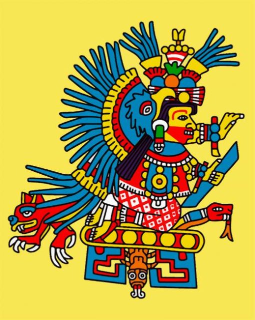 Xochiquetzal Illustration paint by number