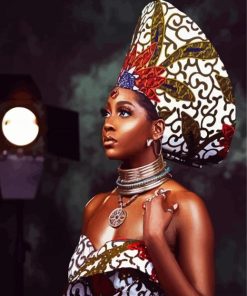 Black Zulu Woman Paint By Number