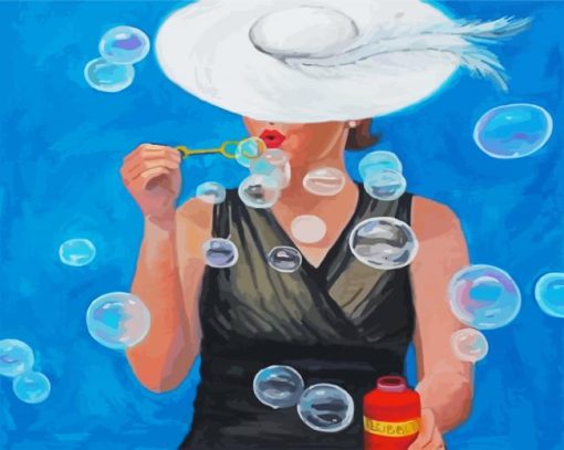 Bubbles Lady Paint By Number