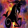 Capricorn Horoscope Silhouette Paint By Number