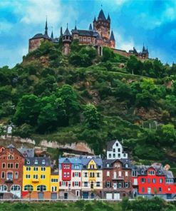 Cochem Town Germany paint by number