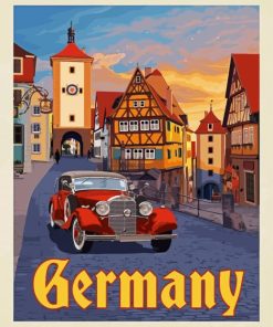 Germany Illustration Paint By Numbers