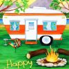 Happy Camping Paint By Number