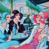 Parisian Deco Ladies Paint By Number