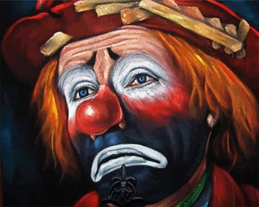 Broken Clown paint by number