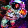 Colorful Space Man Paint By Number