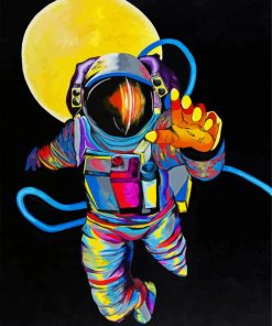 Space Man Paint By Number