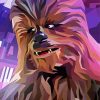 Star Wars Chewbacca paint by number