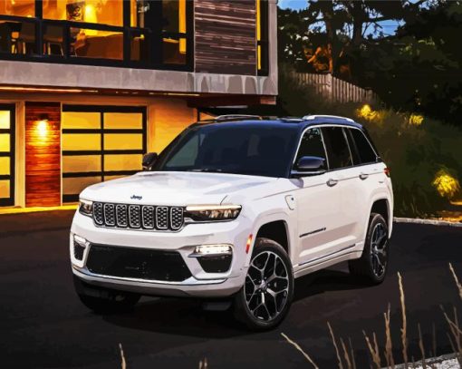 White Cherokee paint by number